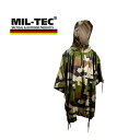 レインポンチョ レインコート アウトドア【 MIL-TEC 】 Rain Poncho CCE Camo 迷彩ミルテック レインウェア ポンチョ サバゲーリップストップ生地 米軍スタイル