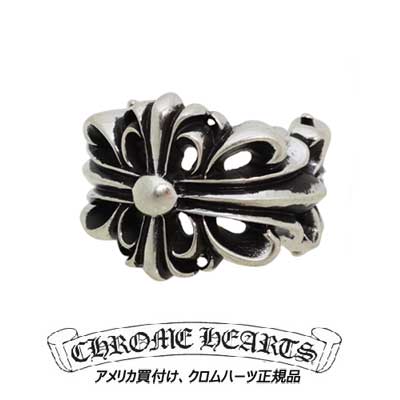 【楽天市場】クロムハーツ Chrome Hearts リングダブルフローラルクロスリング Double Floral Cross Ring本物