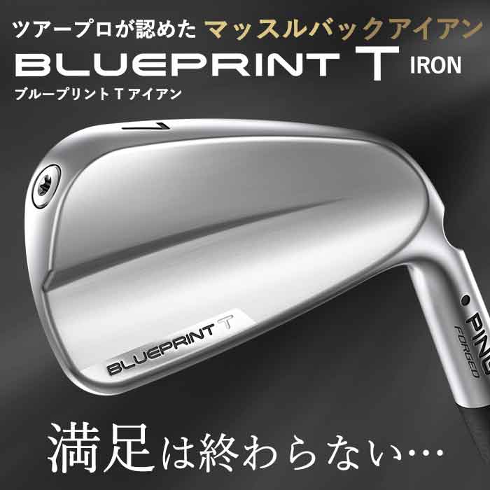 WIZARD54のピン ゴルフ PING BLUEPRINT T アイアン DG MID 115 5I~PW(6本セット) 日本正規品 ブループリント ツアー 青写真｜アングル2