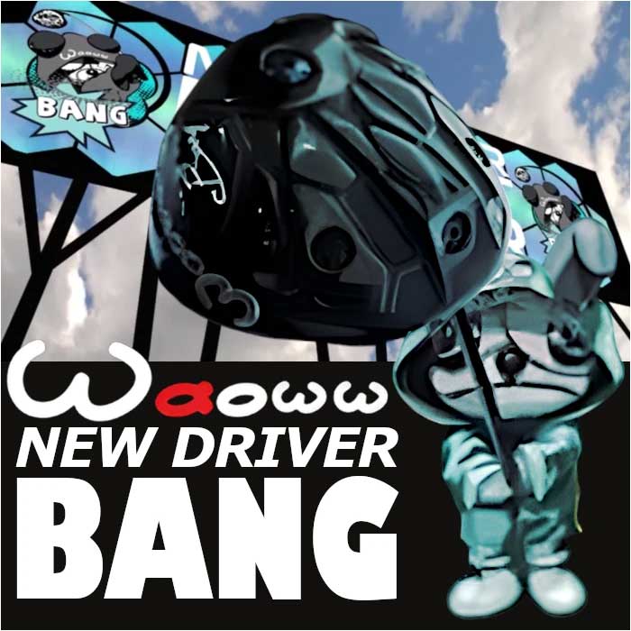 (カスタムクラブ) WAOWW BANG ドライバー Driver バン USTマミヤ ジ・アッタス V2
