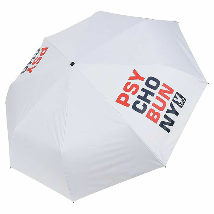 Rakuten - サイコバニー PSYCHO BUNNY PBMG4FEX PB UMBRELLA アンブレラ 折りたたみ 傘 日除け ホワイト(00)遮光率100%