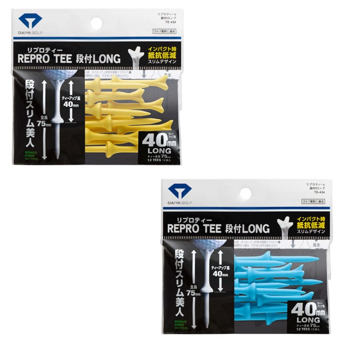 ダイヤ ゴルフ リプロティー 段付ロング TE-434 75mm DAIYA GOLF 12本