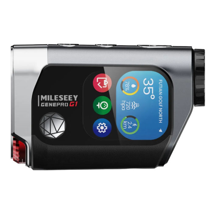 MILESEEY マイルシー GenePro G1 GPS距離計 タッチスクリーン ゴルフ OLED赤緑色表示 3点間測定