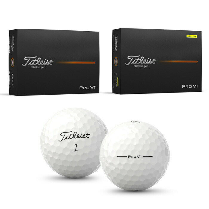 Rakuten - 【オウンネーム】タイトリスト Titleist 2025 PRO V1 オウンネーム 2ダース 24球 ゴルフ ボール プロV1