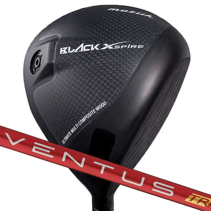 Rakuten - (カスタムクラブ)ムジーク muziik BLACK XSPIRE ドライバー フジクラ VENTUS TR RED