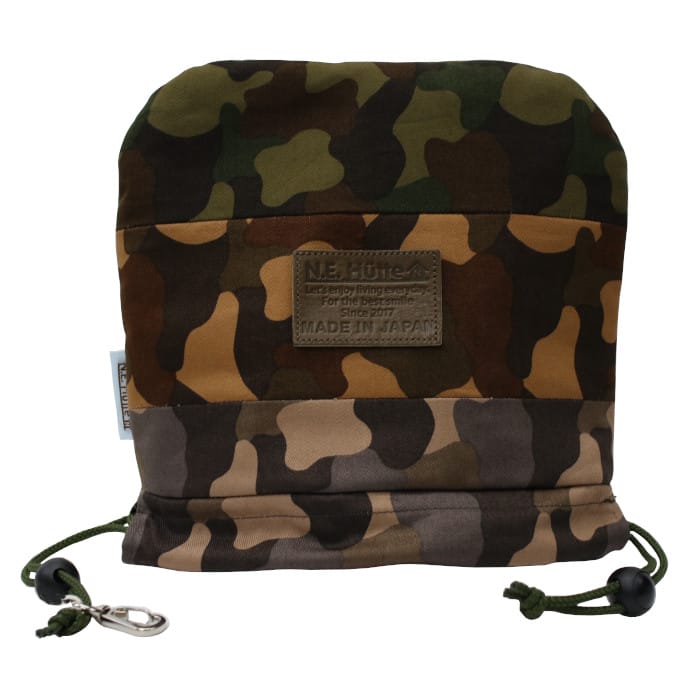 エヌ.イー.ヒュッテ N.E.Hutte ジャングルシリーズ カモ柄 アイアンカバー Camoufl...