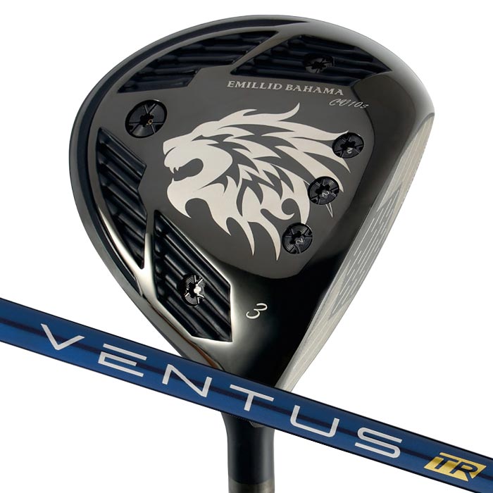 Rakuten - (カスタムフェアウェイウッド) エミリッドバハマ カールヴィンソン CV10s BK FW フジクラ VENTUS TR BLUE EMILLID BAHAMA Carlvinson