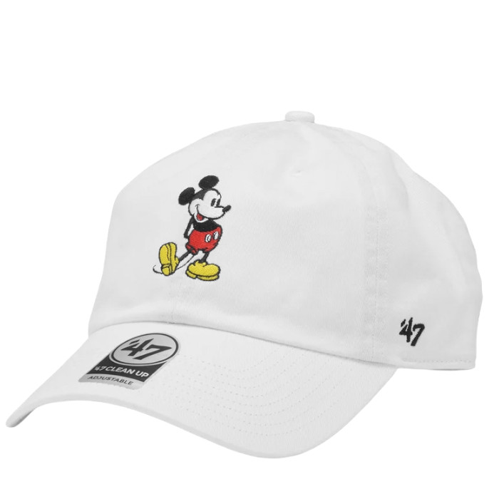 Untitled Sport - 47 キャップ クリーンナップ Disney ミッキーマウス ホワイト CLEAN UP キャップ 帽子 14920467 特別なディズニーコレクション