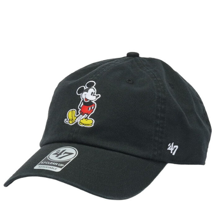 Rakuten - 47 キャップ クリーンナップ Disney ミッキーマウス ブラック CLEAN UP キャップ 帽子 14920473