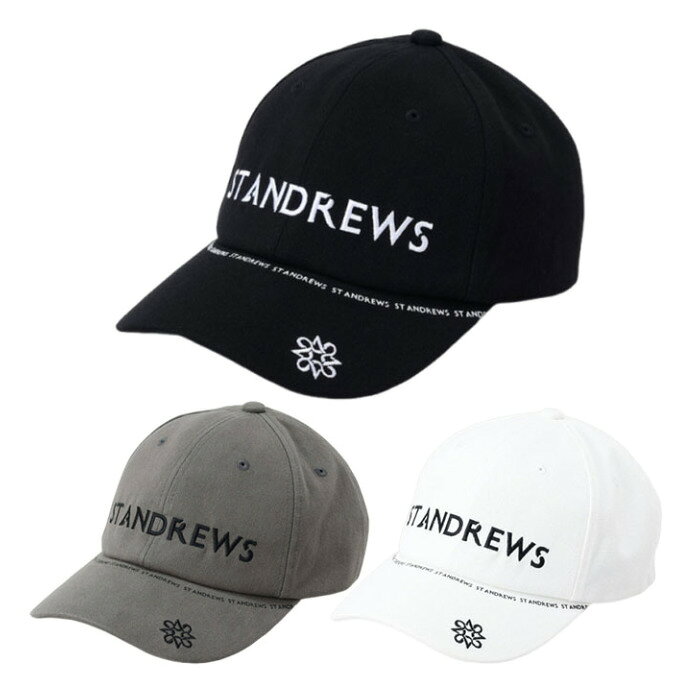 セントアンドリュース St ANDREWS 042-6287853 ツイルロゴ CAP キャップ オールシ...