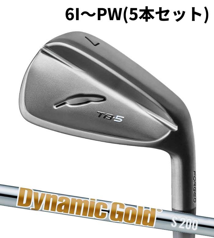 Rakuten - 【メーカーカスタム】FOURTEEN フォーティーン TB-5 FORGED(25) アイアン ブラックサテン Dynamic Gold HT 6I～PW(5本セット)