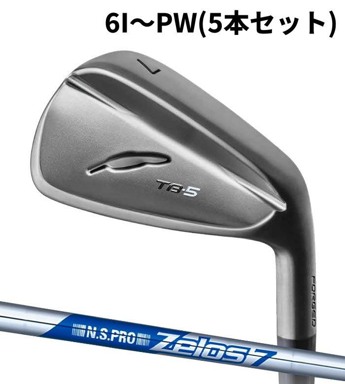 Rakuten - 【メーカーカスタム】FOURTEEN フォーティーン TB-5 FORGED(25) アイアン ブラックサテン N.S.PRO ZELOS 7 6I～PW(5本セット)