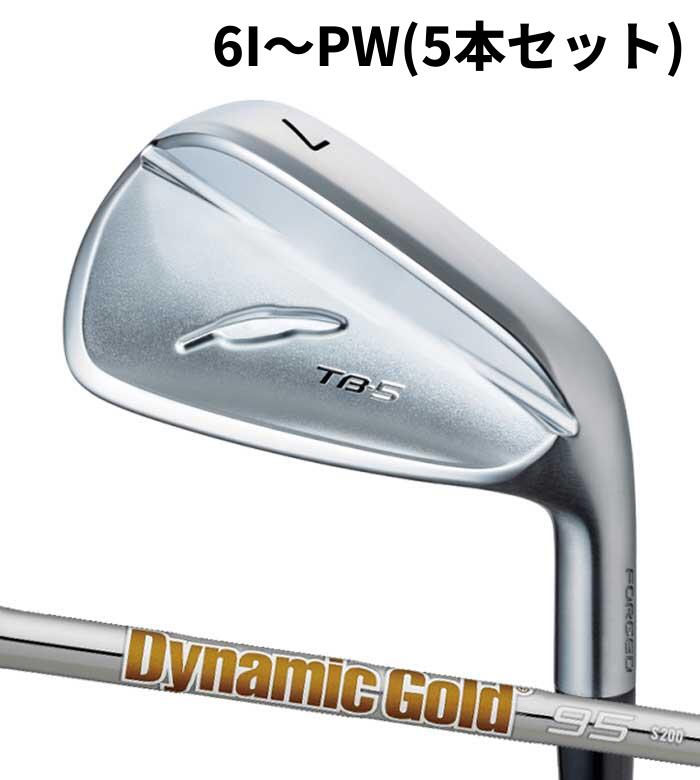 【メーカーカスタム】FOURTEEN フォーティーン TB-5 FORGED(25) アイアン Dynamic Gold 95 6I～PW(5本セット)