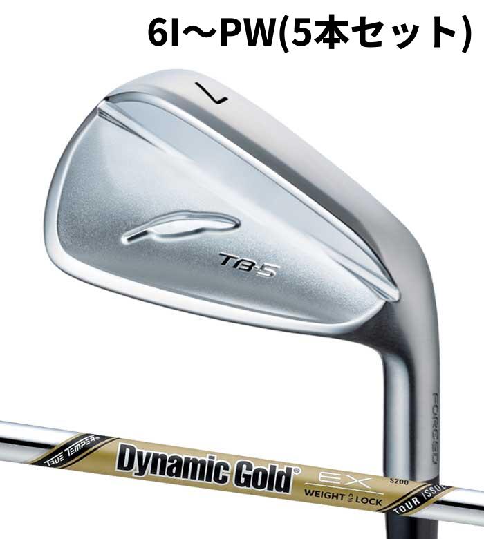 【メーカーカスタム】FOURTEEN フォーティーン TB-5 FORGED(25) アイアン DG EX TOUR ISSUE 6I～PW(5本セット)