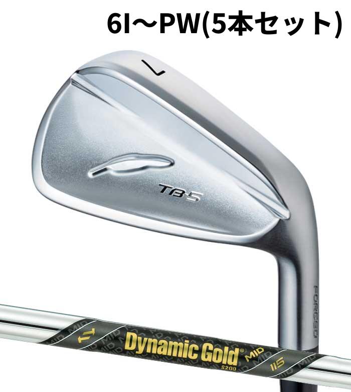 【メーカーカスタム】FOURTEEN フォーティーン TB-5 FORGED(25) アイアン DG MID 115 6I～PW(5本セット)