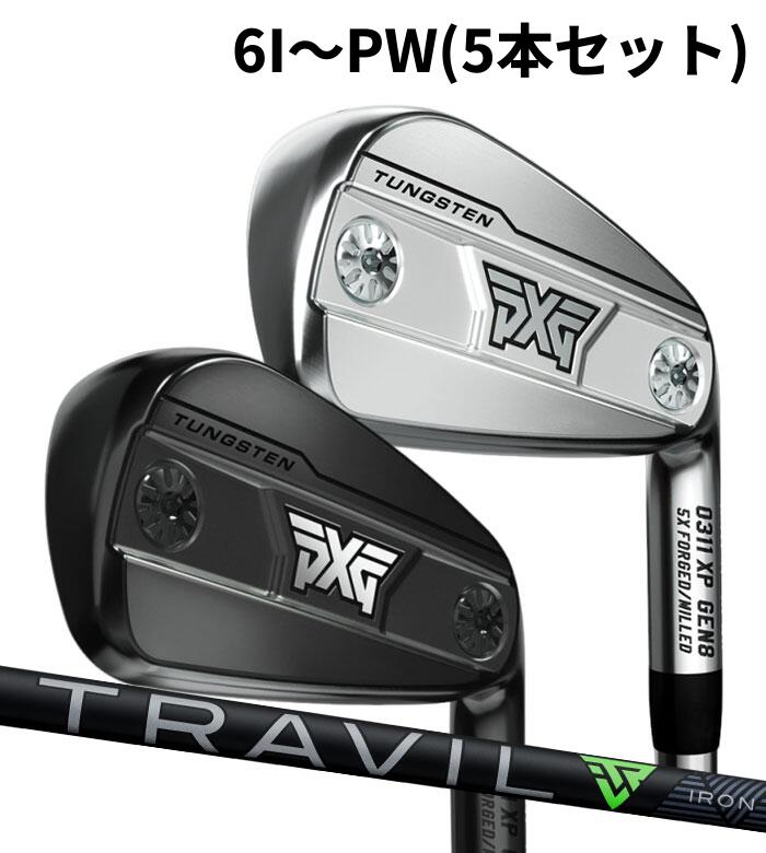 お気に入り登録で お得な クーポン・ポイント 情報GET!! この商品を お気に入り登録する PXG 0311 XP GEN8 IRON 6I〜PW(5本セット)TRAVIL 優れたパフォーマンスと精密なフィッティングのために設計された PXG 0311 GEN8 アイアン。USGA規定内で許される最大のC.O.R.を実現し、ゴルフクラブにおける究極のカスタマイズ性能を提供します。革新的なデュアルペリメーターウエイティングシステムにより、PXGのマスターフィッターは、設計通りのソール形状と最適なターフインタラクションを維持したまま、弾道やショット形状を緻密に調整することが可能です。 すべてのスイングで、確かな結果を感じられます。安定した方向性、伸びるキャリー、そして何度でも打ちたくなる打感がここに誕生。