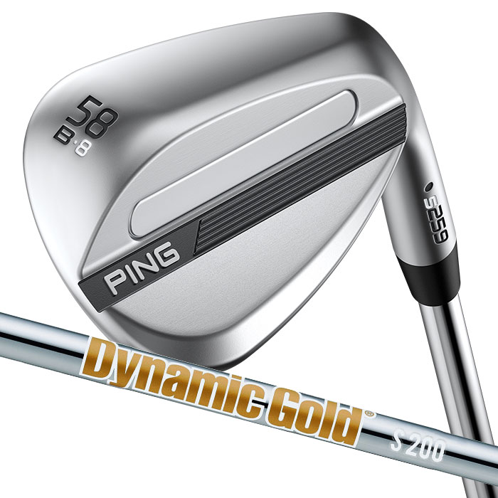 Rakuten - ピン ゴルフ PING S259 クロム ウェッジ B GRIND バウンスグラインド ウエッジ DG MID TOUR ISSUE 日本正規品 左右選択可