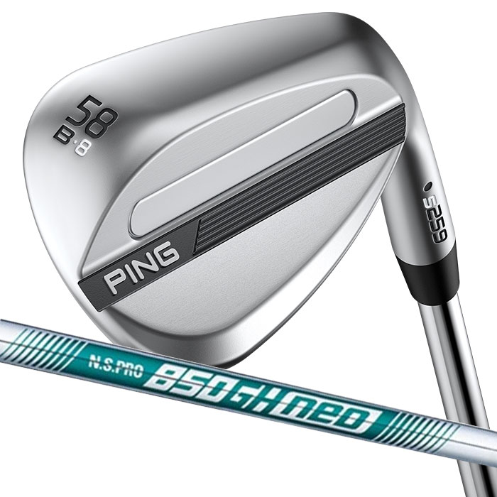 Rakuten - ピン ゴルフ PING S259 クロム ウェッジ B GRIND バウンスグラインド ウエッジ N.S.PRO 850 neo 日本正規品 左右選択可