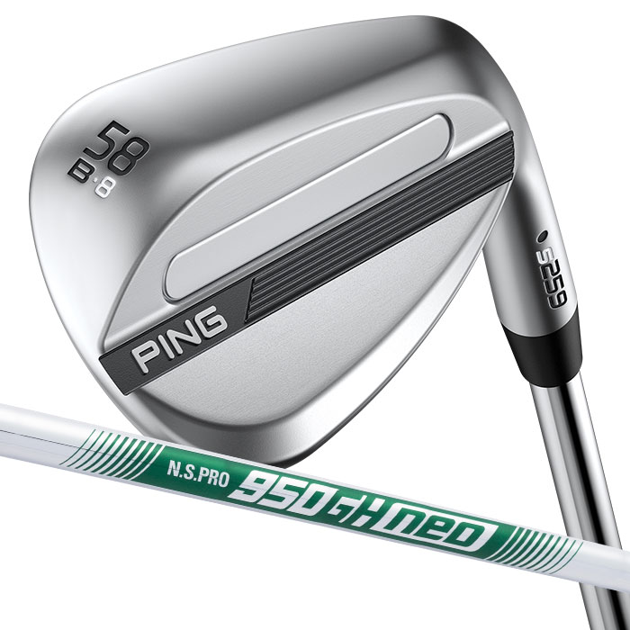 Rakuten - ピン ゴルフ PING S259 クロム ウェッジ B GRIND バウンスグラインド ウエッジ N.S.PRO 950 neo 日本正規品 左右選択可