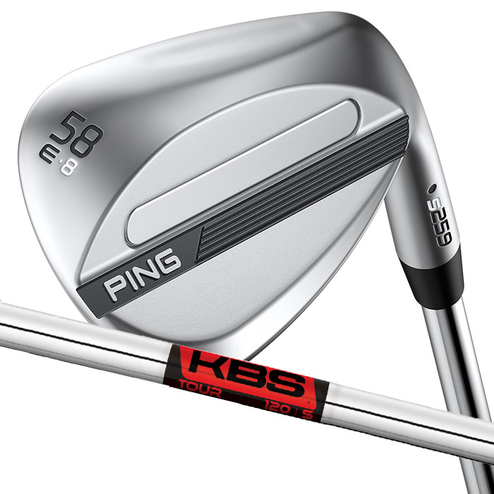 Rakuten - ピン ゴルフ PING S259 クロム ウェッジ E GRIND EYE 2 グラインド ウエッジ KBS TOUR LITE 日本正規品 左右選択可