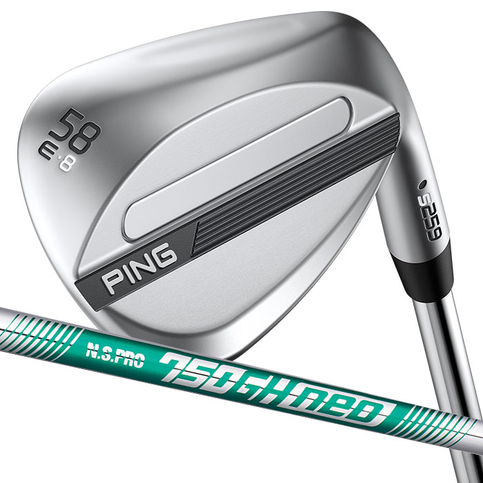 Rakuten - ピン ゴルフ PING S259 クロム ウェッジ E GRIND EYE 2 グラインド ウエッジ N.S.PRO 750 neo 日本正規品 左右選択可