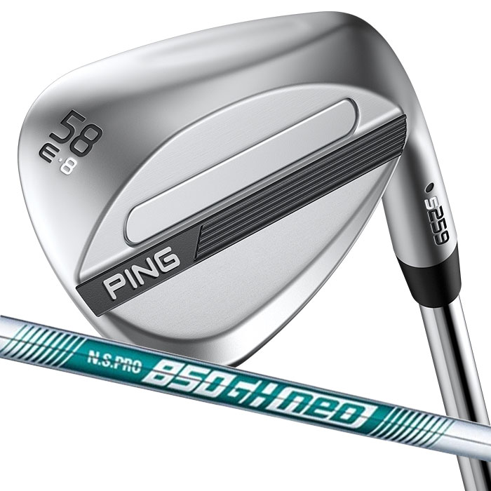 Rakuten - ピン ゴルフ PING S259 クロム ウェッジ E GRIND EYE 2 グラインド ウエッジ N.S.PRO 850 neo 日本正規品 左右選択可