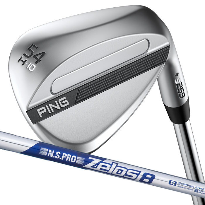 Rakuten - ピン ゴルフ PING S259 クロム ウェッジ H GRIND ハーフムーングラインド ウエッジ　ZELOS 8 日本正規品 左右選択可