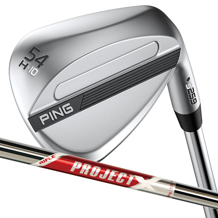 Rakuten - ピン ゴルフ PING S259 クロム ウェッジ H GRIND ハーフムーングラインド ウエッジ　PROJECT X RED 日本正規品 左右選択可