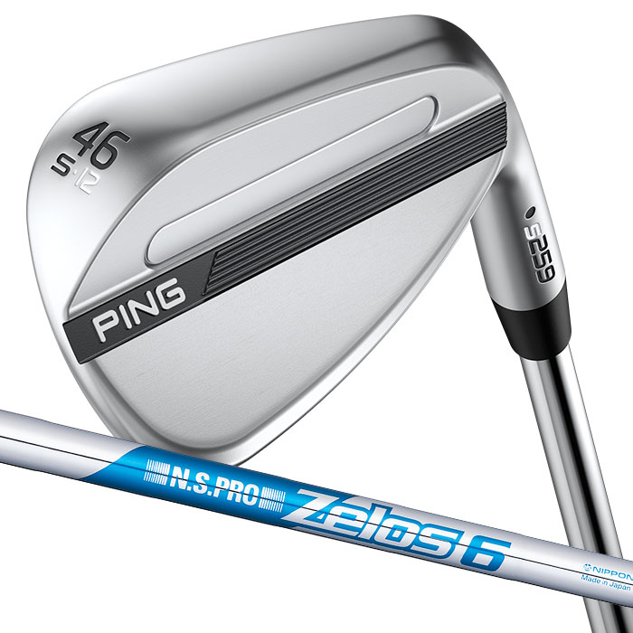 Rakuten - ピン ゴルフ PING S259 クロム ウェッジ S GRIND スタンダードグラインド ウエッジ ZELOS 6 日本正規品 左右選択可