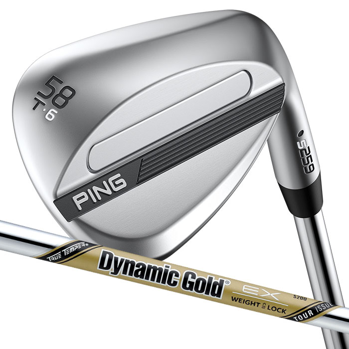 Rakuten - ピン ゴルフ PING S259 クロム ウェッジ T GRIND シングラインド ウエッジ Dynamic Gold EX TOUR ISSUE 日本正規品 左右選択可
