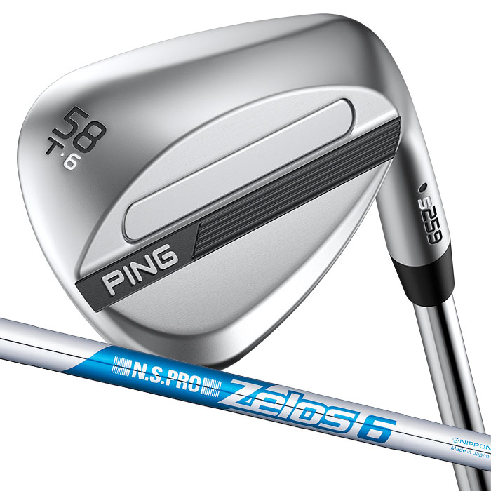 Rakuten - ピン ゴルフ PING S259 クロム ウェッジ T GRIND シングラインド ウエッジ ZELOS 6 日本正規品 左右選択可