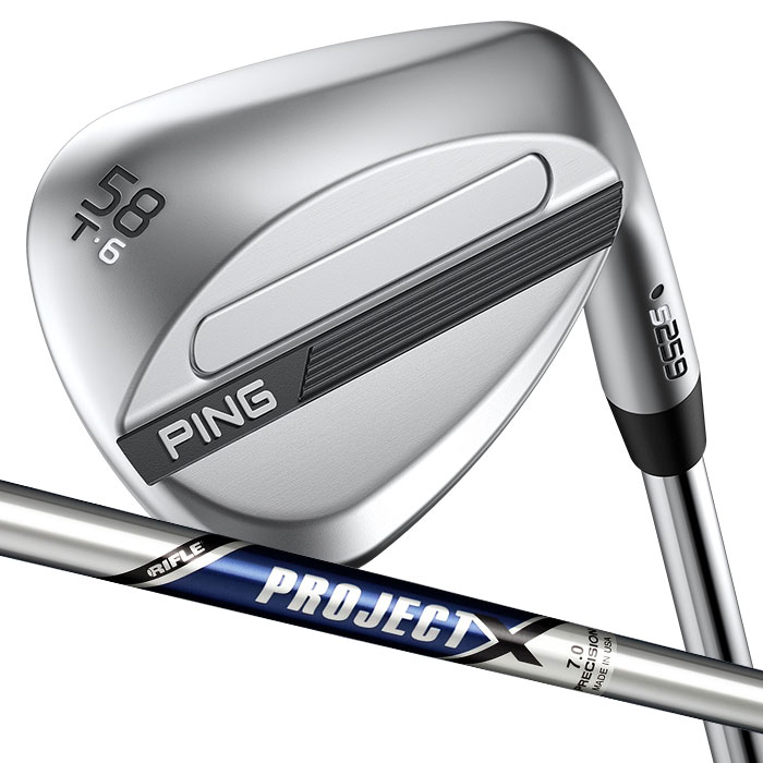 Rakuten - ピン ゴルフ PING S259 クロム ウェッジ T GRIND シングラインド ウエッジ PROJECT X RED 日本正規品 左右選択可