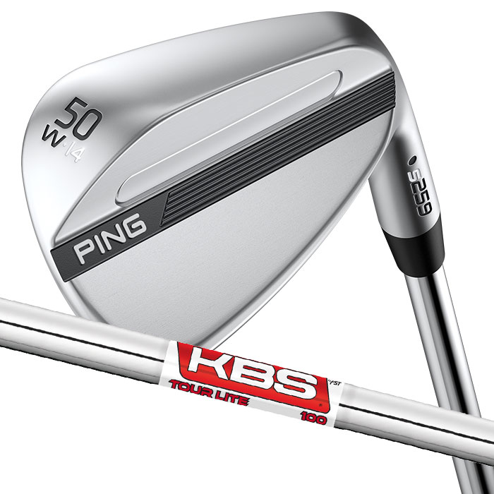 Rakuten - ピン ゴルフ PING S259 クロム ウェッジ W GRIND ワイドグラインド ウエッジ KBS TOUR LITE 日本正規品 左右選択可