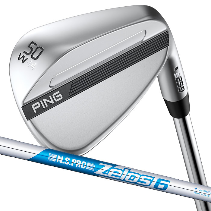 Rakuten - ピン ゴルフ PING S259 クロム ウェッジ W GRIND ワイドグラインド ウエッジ ZELOS 6 日本正規品 左右選択可