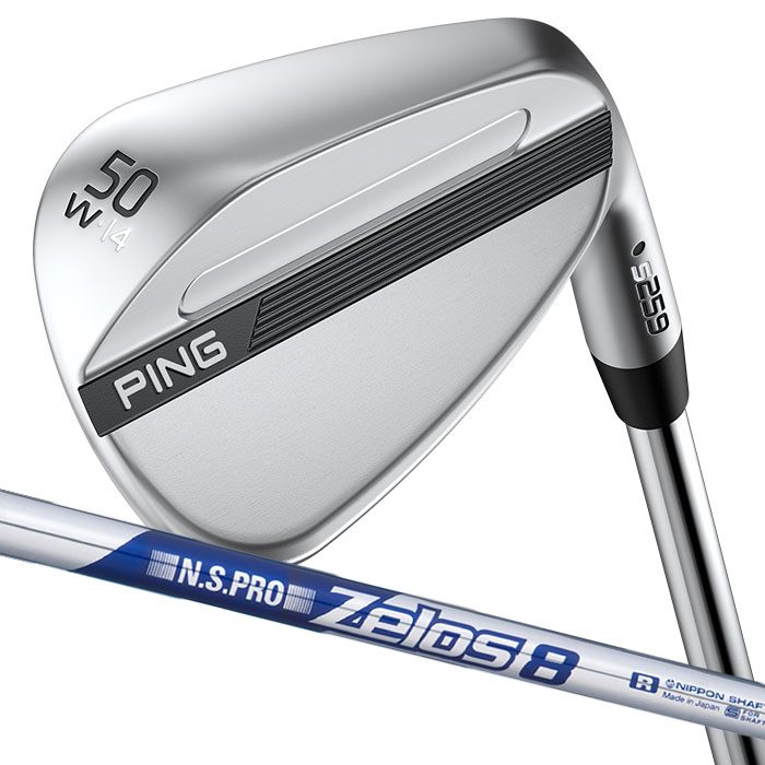 Rakuten - ピン ゴルフ PING S259 クロム ウェッジ W GRIND ワイドグラインド ウエッジ ZELOS 8 日本正規品 左右選択可
