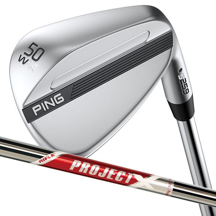Rakuten - ピン ゴルフ PING S259 クロム ウェッジ W GRIND ワイドグラインド ウエッジ PROJECT X RED 日本正規品 左右選択可