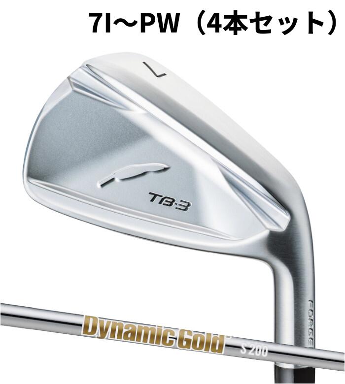 【メーカーカスタム】FOURTEEN フォーティーン TB-3 FORGED IRON EASY Dynamic Gold HT7I～PW（4本セット） ピュアフォージド