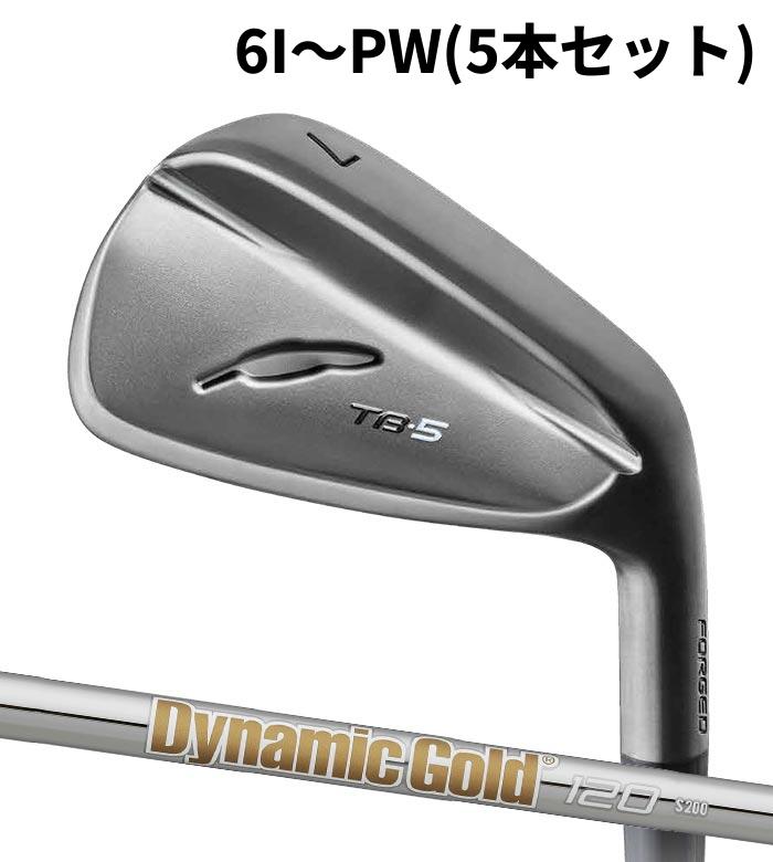 Rakuten - 【メーカーカスタム】FOURTEEN フォーティーン TB-5 FORGED(25) アイアン ブラックサテン Dynamic Gold 120 6I～PW(5本セット)