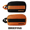 ブリーフィング ゴルフ BRIEFING GOLF BRG221G48 DOUBLE ZIP POUCH GOLF AIR CR 小物入れ ポーチ ラウンドポーチ クルーズコレクション