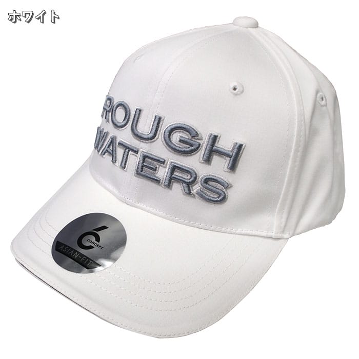ラフウォーター ROUGH WATERS SB-MRW13 ロゴマーク ゴルフ 綿 キャップ 帽子 CAP エリートグリップ姉妹ブランド