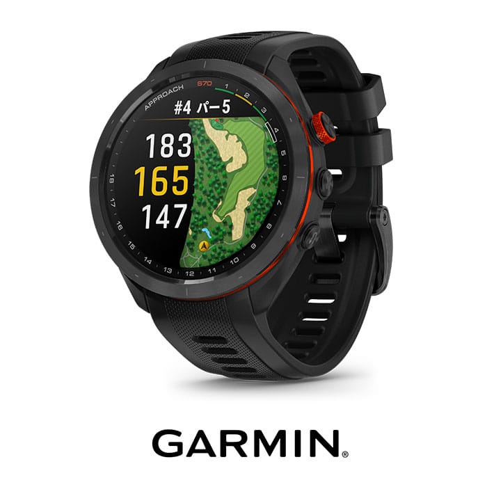 ガーミン GARMIN Approach S70 47mm モデル 腕時計型GPSゴルフナビ 010-02746-22 2023年モデル スマートウォッチ機能