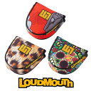 ラウドマウス Loud Mouth LM-HC-0011 マレット型 パターカバー ゴルフ ヘッドカバー マグネット