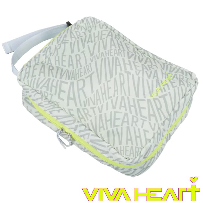 ビバハート VIVA HEART 013-89803 ウェーブタイポグラフィー柄 シューズバッグ オフホワイト(005) ゴルフ バッグ
