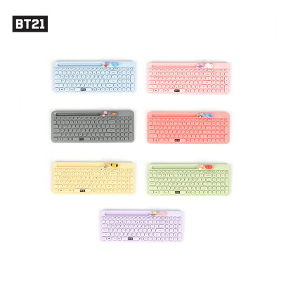 送料無料 公式 BT21グッズ BT21 LITTLE BUDDY 無線 ブルートゥース キーボード KEYBORD - Image 1
