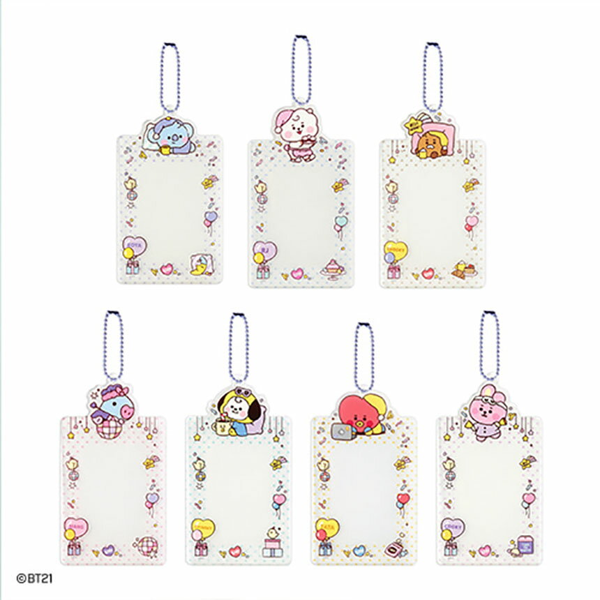 送料無料 公式 BT21グッズ Photo Holder PARTY フォトホルダー