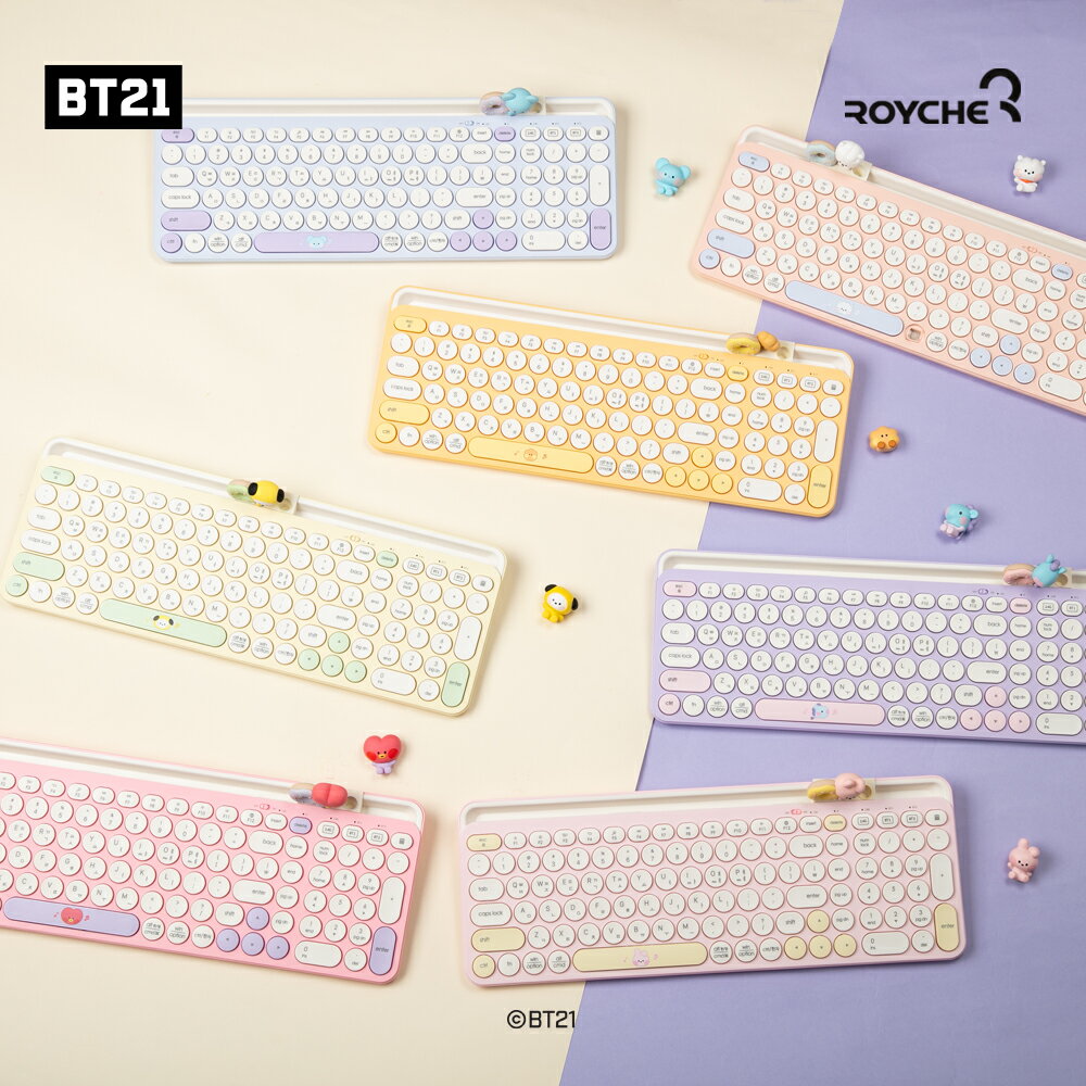 【公式】 BT21 minini ワイヤレス キーボード / マルチペアリングのサムネイル