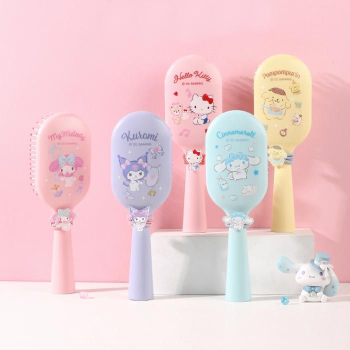 【サンリオ】ヘアブラシ / 人形ヘアゴム付き / クロミ / ハローキティのサムネイル