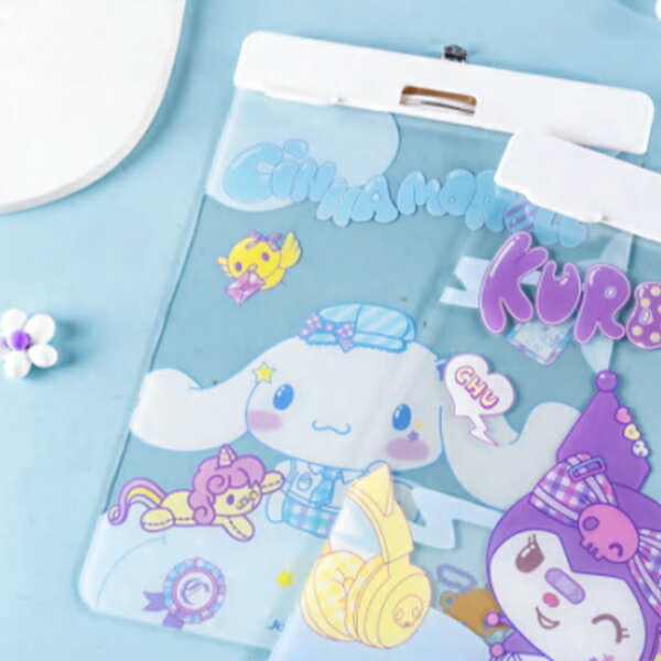 【公式】サンリオ クリップボード / アクリルボード / バインダー / クロミ / シナモンロール