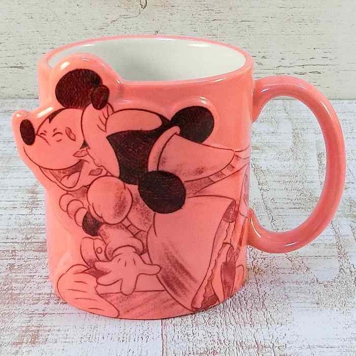 【訳あり お得！】 ディズニー 通販 マグカップ ミニーマウス スイート キッシーズ キッス 無料 ギフト ラッピング マグ カップコップ コーヒーカップ ミニー スウィートのサムネイル