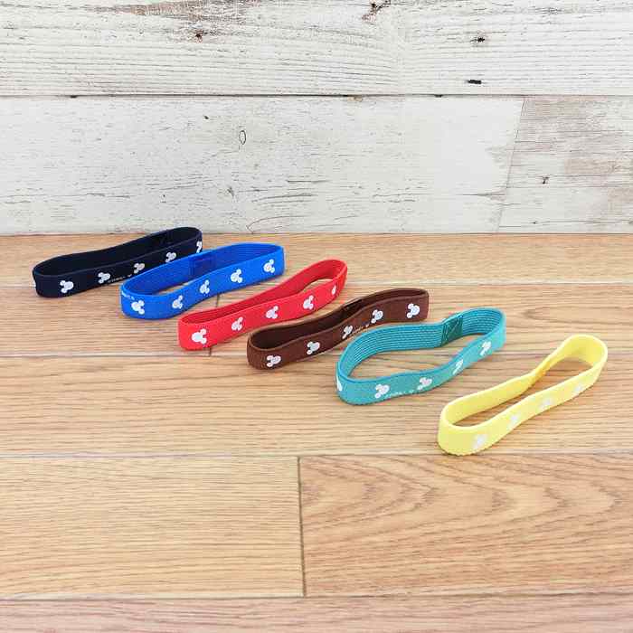ディズニー 弁当箱用 ランチベルト ミッキー シェイプ ミツマル ミッキーマウス 6個セット 無料ギフトラッピング ランチボックス おみやげ お土産 ゴムベルト 国内正規メーカー品のサムネイル